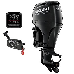 Motor de popa Suzuki 100 HP 4T EFI Partida Elétrica e P. Trim - Preço PJ - PRONTA ENTREGA - FRETE GRÁTIS