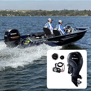 Barco Levefort Marajó Master 17 Freestyle Special Series+  Tohatsu 115 HP 4T Elétrico Power Trim - Fat. PJ+ Carreta Rodoviária+ Acessórios de montagem