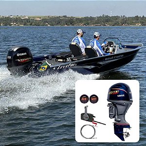 Barco Levefort Marajó Master 17 Freestyle Special Series+ Yamaha 115 HP 4T Vmax Elétrico Power Trim - Fat. PJ+ Carreta Rodoviária+ Acessórios de montagem