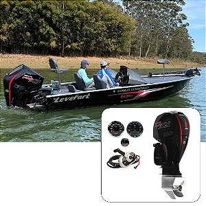 Barco Levefort Marajó Matrix 19 Bass Edition + Mercury 150 HP Pro XS Fat.PJ  + Carreta Rodoviária Trucada + Acessórios de navegação