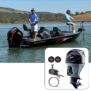 Barco Levefort Marajó Matrix 19 Bass Edition +  Yamaha 200 Vmax  Fat.PJ  + Carreta Rodoviária Trucada + Acessórios de navegação
