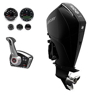Motor de popa Mercury 200 HP EFI V6 XL 25" Preto DTS Comando Eletrônico -Faturamento INSCRIÇÃO ESTADUAL E PRODUTOR RURAL REGIÃO NORTE, NORDESTE E CENTRO-OESTE
