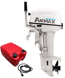 Motor de popa Anmax 20 HP 2T Manche Manual - Preço p. Física
