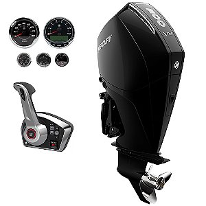 Motor de popa Mercury 300 HP EFI V8 XL 25" Preto DTS Comando Eletrônico - Faturamento INSCRIÇÃO ESTADUAL E PRODUTOR RURAL REGIÃO NORTE, NORDESTE E CENTRO-OESTE