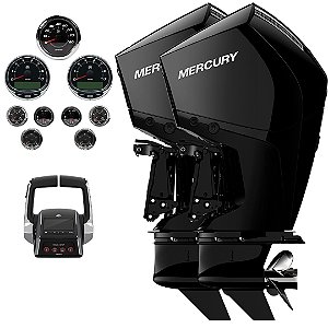 Parelha motor de popa Mercury 2X 200 HP EFI 4T V6 25" DTS Comando Eletrônico - Faturamento INSCRIÇÃO ESTADUAL E PRODUTOR RURAL REGIÃO NORTE, NORDESTE E CENTRO-OESTE