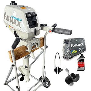 Motor de popa Anmax 3.5 HP 2T + Special Kit - Edição Exclusiva Martinelli - Preço CNPJ ou Produtor Rural