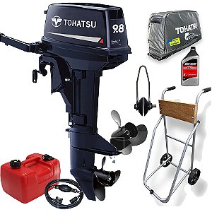 Motor de Popa Tohatsu 9.8 HP 2T + Special Kit - Edição Exclusiva Martinelli - - Faturamento CNPJ ou Produtor Rural (exceto SP)