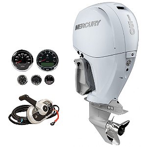 Motor de popa Mercury 150 HP EFI 4 tempos Branco L 20 pol Hélice Inox - Faturamento INSCRIÇÃO ESTADUAL E PRODUTOR RURAL REGIÃO NORTE, NORDESTE E CENTRO-OESTE