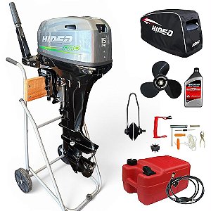 Motor de Popa Hidea 15 HP PRO 2T + Special Kit - Edição Exclusiva Martinelli - Faturamento CNPJ ou Produto Rural Exceto SP