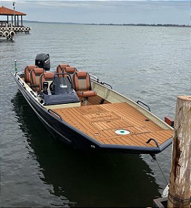 BARCO MARTINELLI GRAND BASS G3 FREEDECK + MERCURY 60 HP 4T ELPT FAT. PJ ou PROD. RURAL + CARRETA RODOVIÁRIA E ACESSÓRIOS DE MONTAGEM