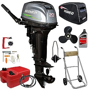 Motor de Popa Hidea 20 HP FHS 2T + Special Kit - Edição Exclusiva Martinelli - Faturamento P. Física