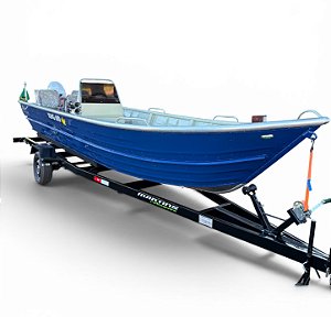 BARCO MARTINELLI KING 600 DC G2 + ANMAX 30 HP 2T PARTIDA ELÉTRICA POWER TRIM FAT. PJ + CARRETA + ACESSÓRIOS DE NAVEGAÇÃO INSTALADOS