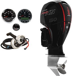 Motor de popa Mercury 150 HP PRO XS 4T RABETA 20 POLEGADAS - Preço P. Rural e PJ