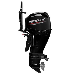 Motor de popa Mercury 50 HP ELPT EFI 4T MID TILLER (manche) Partida Elétrica e Power Trim rabeta 20" - Preço P. Rural e PJ