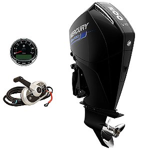 Motor de popa Mercury 200 HP 4T Sea Pro ELPT EFI V6 Rabeta XL 25" Comando mecânico - Faturamento INSCRIÇÃO ESTADUAL E PRODUTOR RURAL REGIÃO NORTE, NORDESTE E CENTRO-OESTE