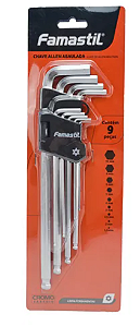 Jogo De Chave Allen Abaulada Longa Famastil Profissional