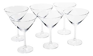 Conjunto  6 Taças Cristal Bohemia Cocktail 280ml - Rojemac