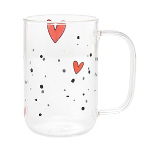 Conjunto 2 Canecas De Vidro Borossilicato De 280ml Wolff