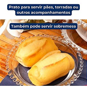 Conjunto De 4 Pratos De Cristal Para Sobremesa 14cm Pearl - Wolff