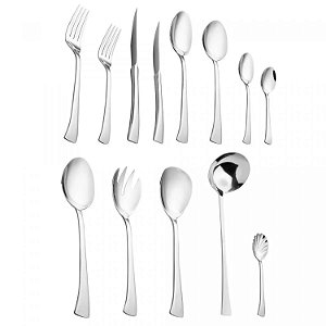 Faqueiro 101 Peças Em Aço Inox Com Caixa Litografada Berna - Wolff