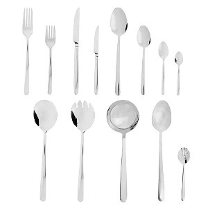 Faqueiro 101 Peças De Aço Inox Com Caixa Litografada Viena - Wolff