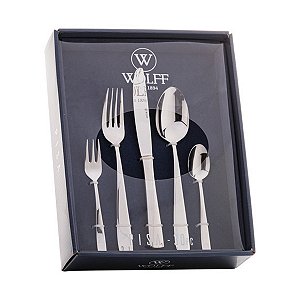 Faqueiro 30 Peças Em Aço Inox Pisa - Wolff