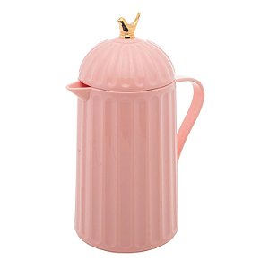 Garrafa Térmica De Plástico Bird Rosa 600 Ml - Wolff