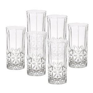 Kit 6 Copos Altos Vidro Para Drink Stella 360ml Bon Gourmet - Wolff