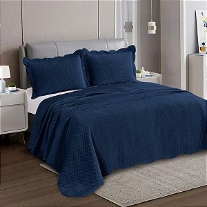 Kit Colcha Cobre Leito Velvet Neo Casal Com 3 Peças 220x240cm - Camesa