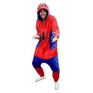 Macacão Kigurumi Homem Aranha Spiderman