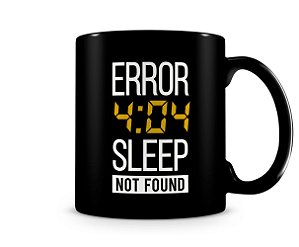 Caneca Error 404 Black