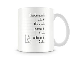 Caneca Química Bicarbonato de ódio