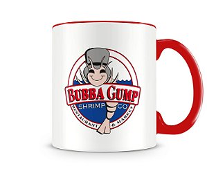 Caneca Forrest Gump Bubba Gump Vermelha