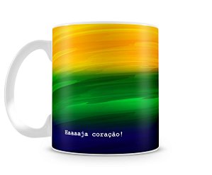 Caneca Brasil Haja Coração