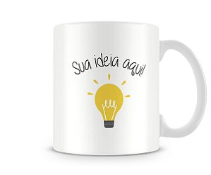 Caneca branca personalizada