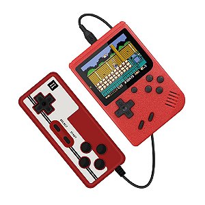 Mini Game Retro Portátil + controle 400 Jogos