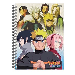 Caderno Naruto Personagens 10 Matérias