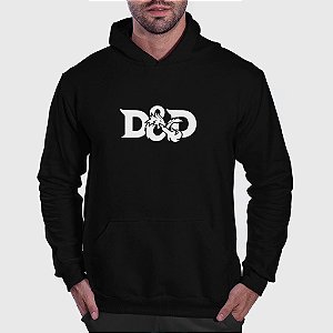 Moleton Dangeuns & Dragons premium canguru com capuz masculino