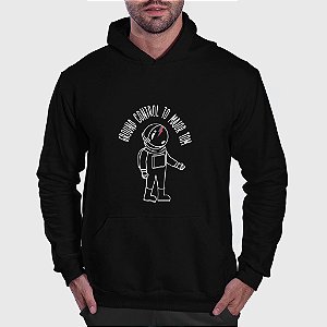 Moletom David Bowie Space Oddity Premium Canguru com Capuz Masculino