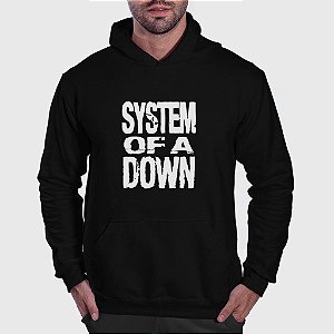 Moletom System of a Down Premium Canguru com Capuz Masculino