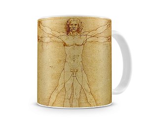 Caneca Uomo Vitruviano  (Leonardo Da Vinci)