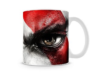 Caneca God of War Kratos Eyes