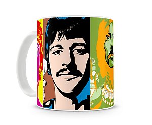 Caneca Beatles Color