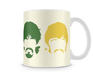 Caneca Beatles Heads Colors