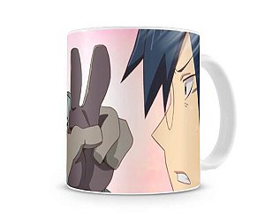 Caneca Anime Log Horizon Shiroe e Tanker