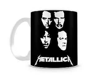 Caneca Metallica Heads