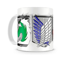 Caneca Attack on Titan / Shingeki No Kyojin - Mikasa em Promoção na  Americanas