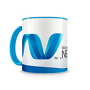 Caneca Linguagem .NET color Azul