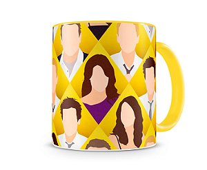 Caneca How I met your mother Desenho Yellow