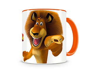 Caneca Madagascar Alex Laranja